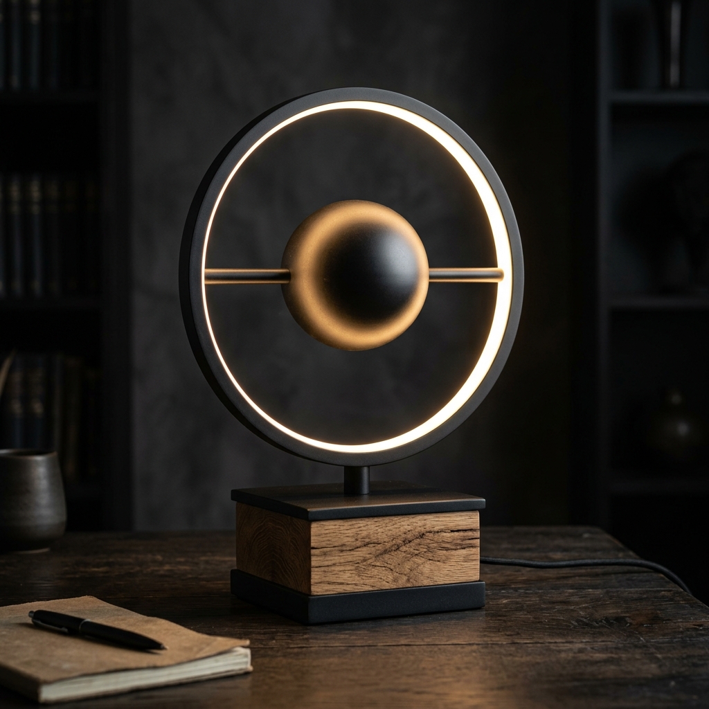 Stellar Eclipse Globe Lamp